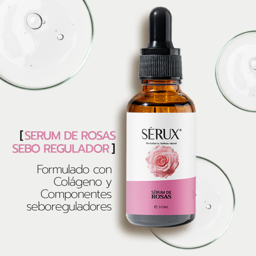 Serum de Rosas Serux, cosmética Yurashop