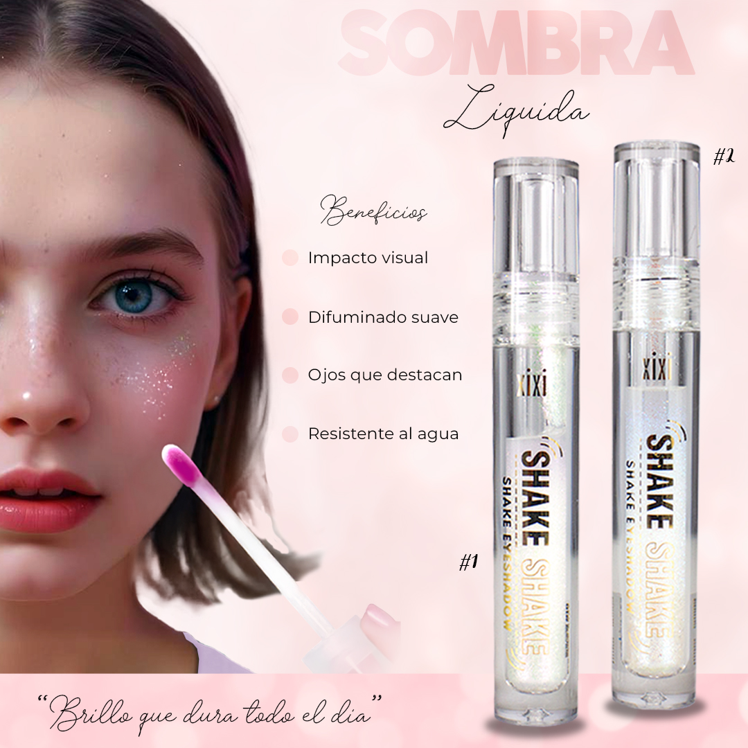 Set x2 Sombra Líquida Iluminadora 3.3g - Brilla con acabado metálico intenso y duradero - Imagen 2