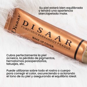 Set x2 Base para Tatuajes 30G de Alta Cobertura - Oculta Eficazmente Pigmentos Oscuros y Cicatrices
